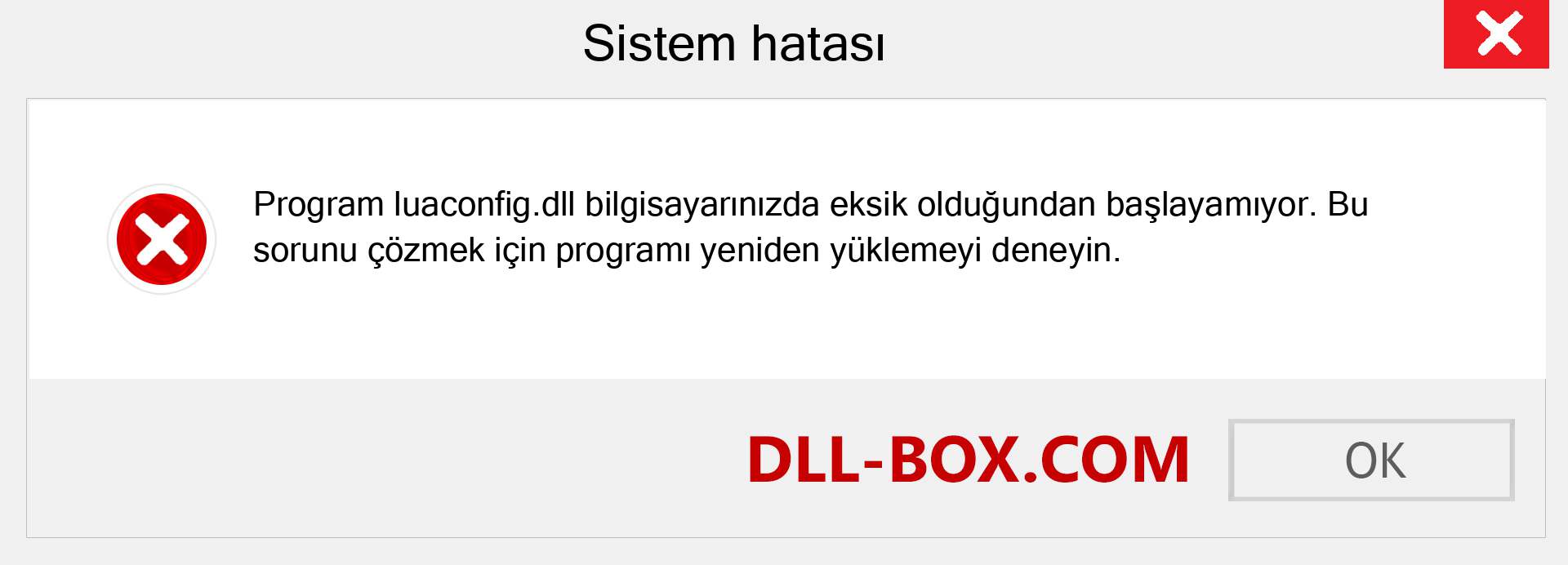 luaconfig.dll dosyası eksik mi? Windows 7, 8, 10 için İndirin - Windows'ta luaconfig dll Eksik Hatasını Düzeltin, fotoğraflar, resimler